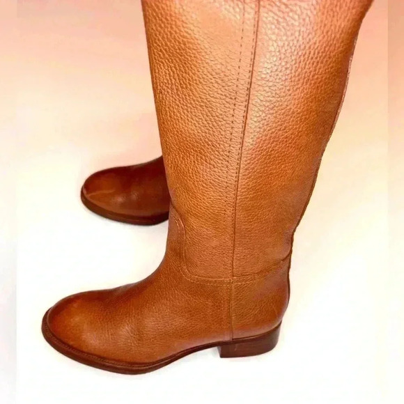 Tory Burch Women’s Selma Leather Riding Boots size 5.5 M - Picture 7 of 13
